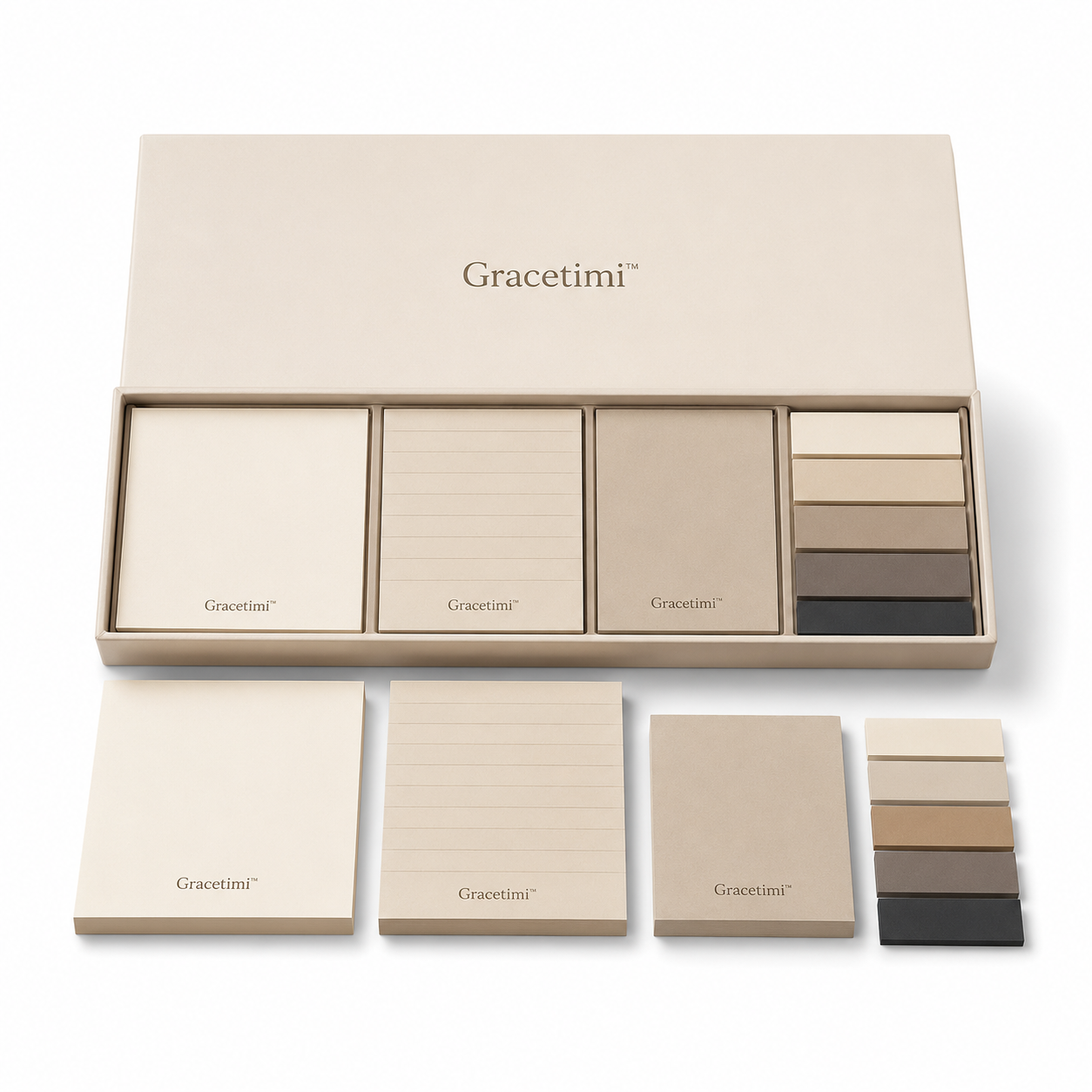 Gracetimi™ NoteLine Sticky Pad Set
