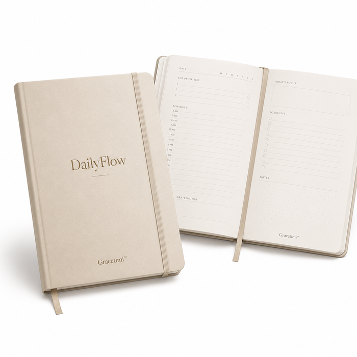 Gracetimi™ DailyFlow Planner Book