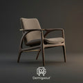 Demigaout™ NoirCurve Artisan Chair