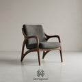Demigaout™ Artisan Walnut Lounge Chair