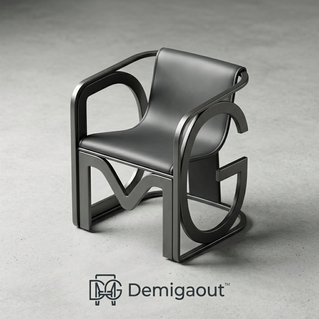 Demigaout™ Monogram Sculpt Accent Chair